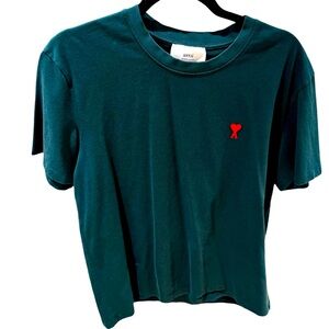 AMI Alexandre Mattiussi Green large t-shirt